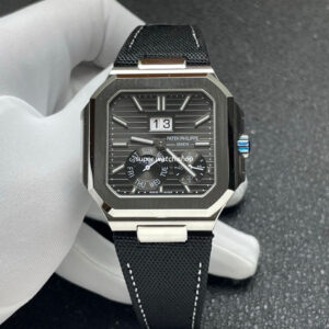 P1 Factory Patek Philippe Cubitus 5822 45mm Platinum Textile Strap Grey Dial