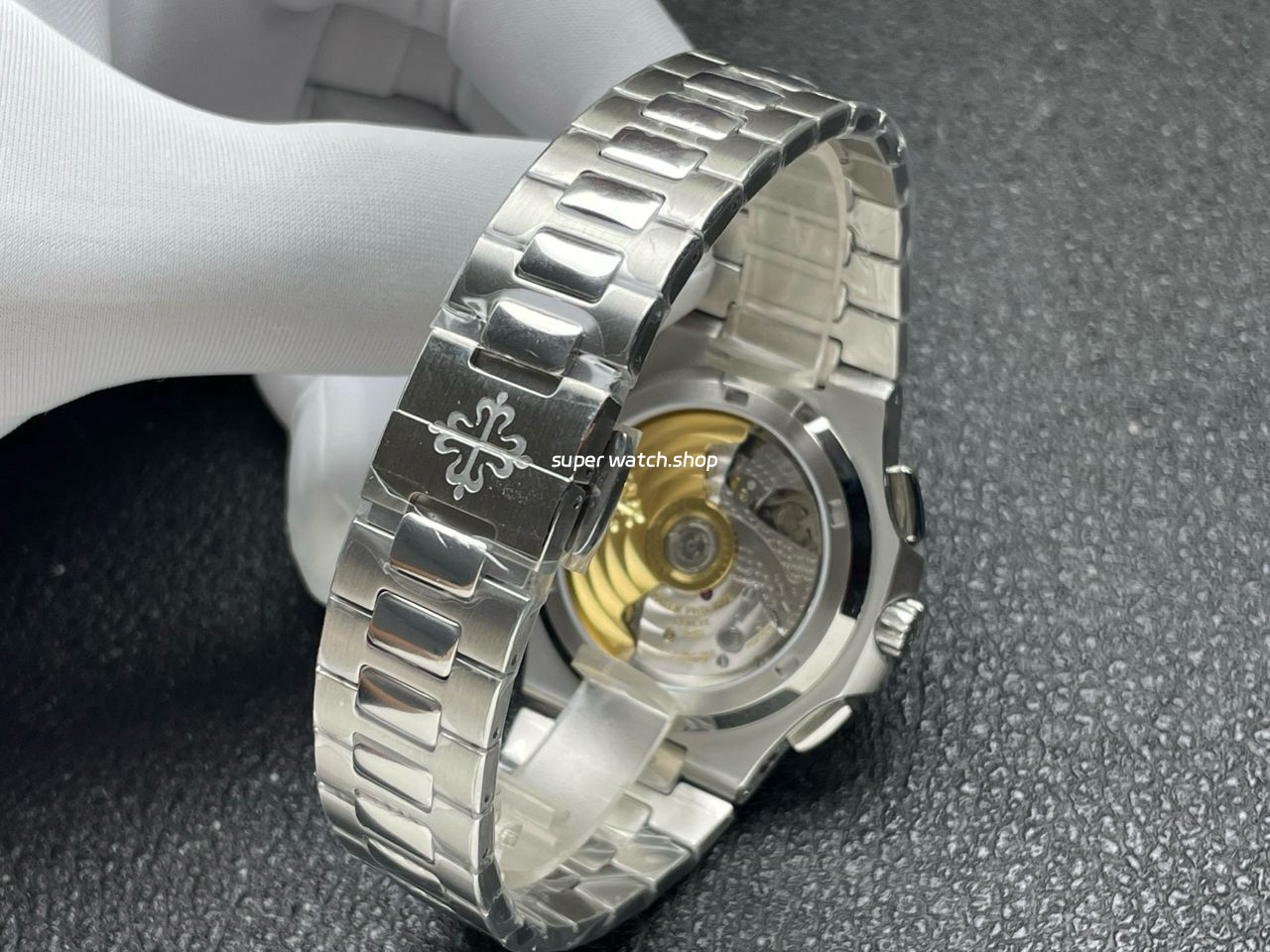 P1 Factory Patek Philippe Nautilus 5990/1A-001 40.5mm Full Steel Grey Dial - Image 8