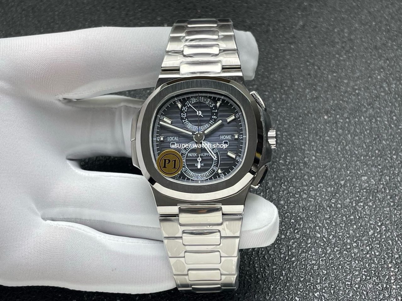 P1 Factory Patek Philippe Nautilus 5990/1A-011 40.5mm Full Steel Blue Dial