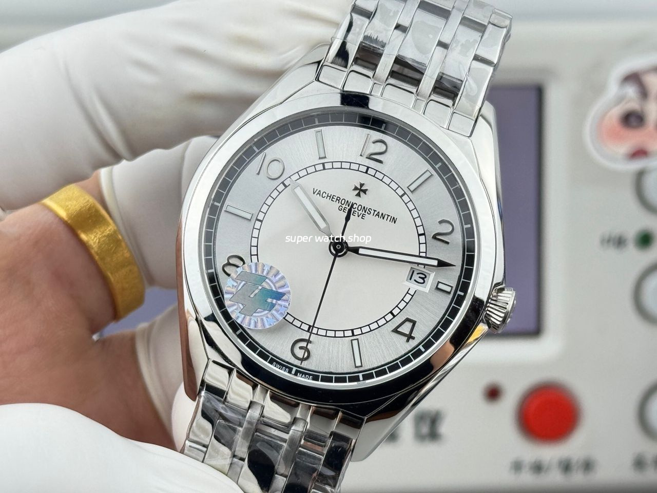 ZF Factory Vacheron Constantin Fiftysix 4600E000A-B442 40mm Steel Arabic Numerals Silver Dial - Image 3