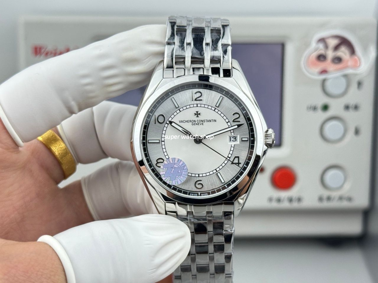 ZF Factory Vacheron Constantin Fiftysix 4600E000A-B442 40mm Steel Arabic Numerals Silver Dial