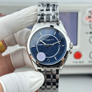 ZF Factory Vacheron Constantin Fiftysix 4600E/000A-B487 40mm Steel Arabic Numerals Blue Dial