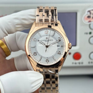 ZF Factory Vacheron Constantin Fiftysix 4600E000R-B441 40mm Rose Gold Silver Dial