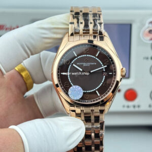 ZF Factory Vacheron Constantin Fiftysix 4600E000R-B576 40mm Rose gold Arabic Numerals Brown Dial