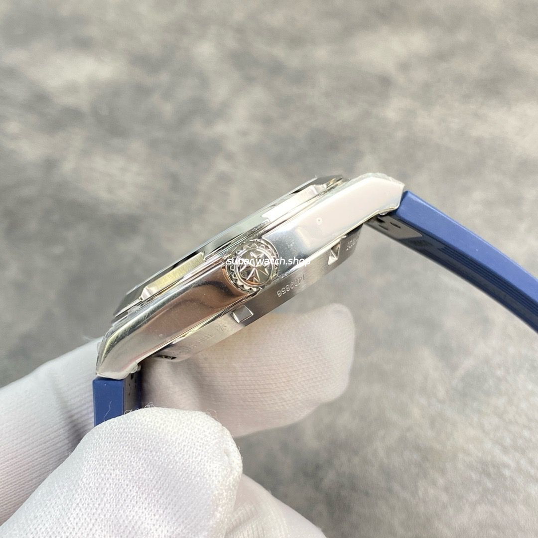 8F Factory Vacheron Constantin Overseas 4500V/110A-B128 41mm Blue Rubber Strap Blue Dial - Image 6