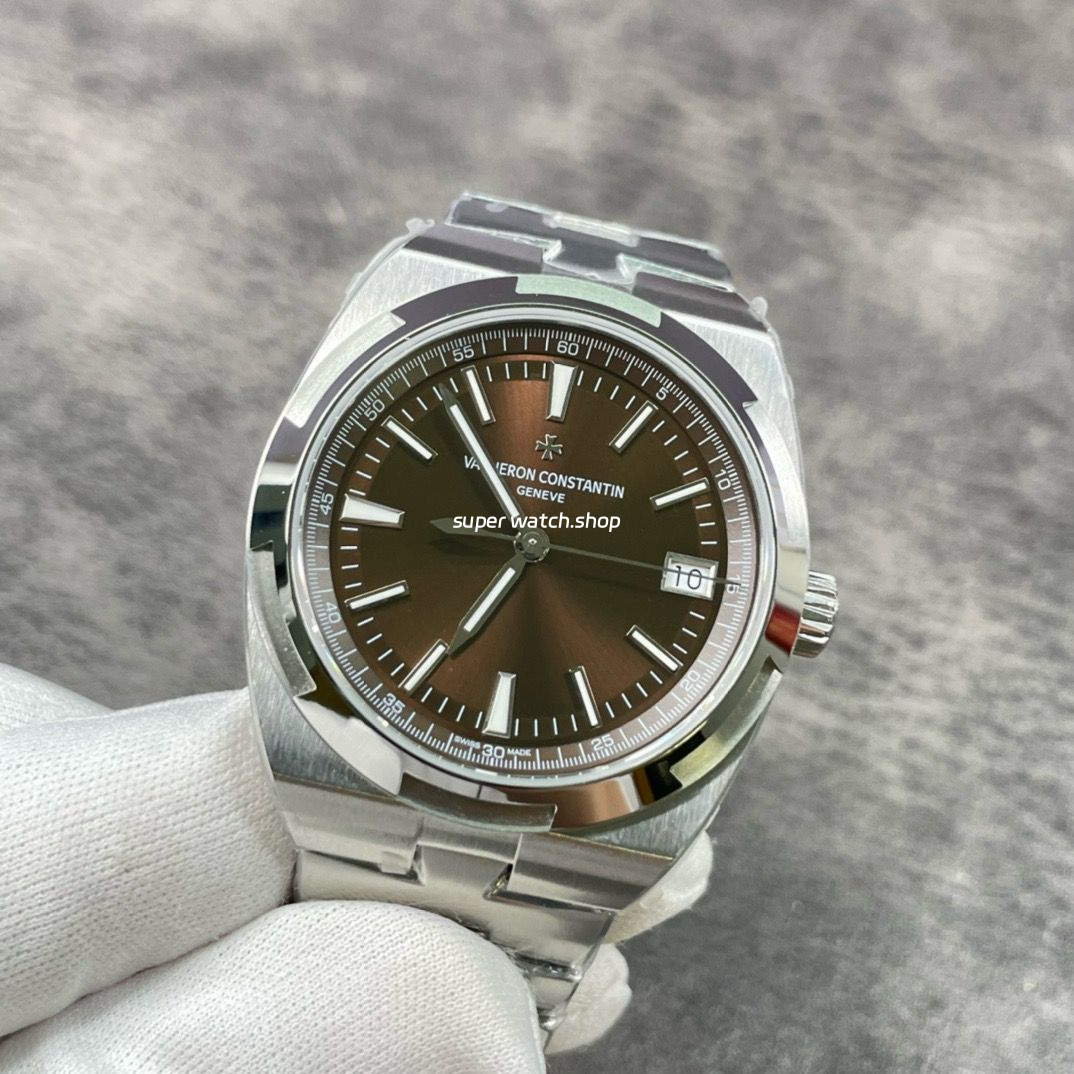8F Factory Vacheron Constantin Overseas 4500V/110A-B146 41mm Full Steel Brown Dial - Image 3