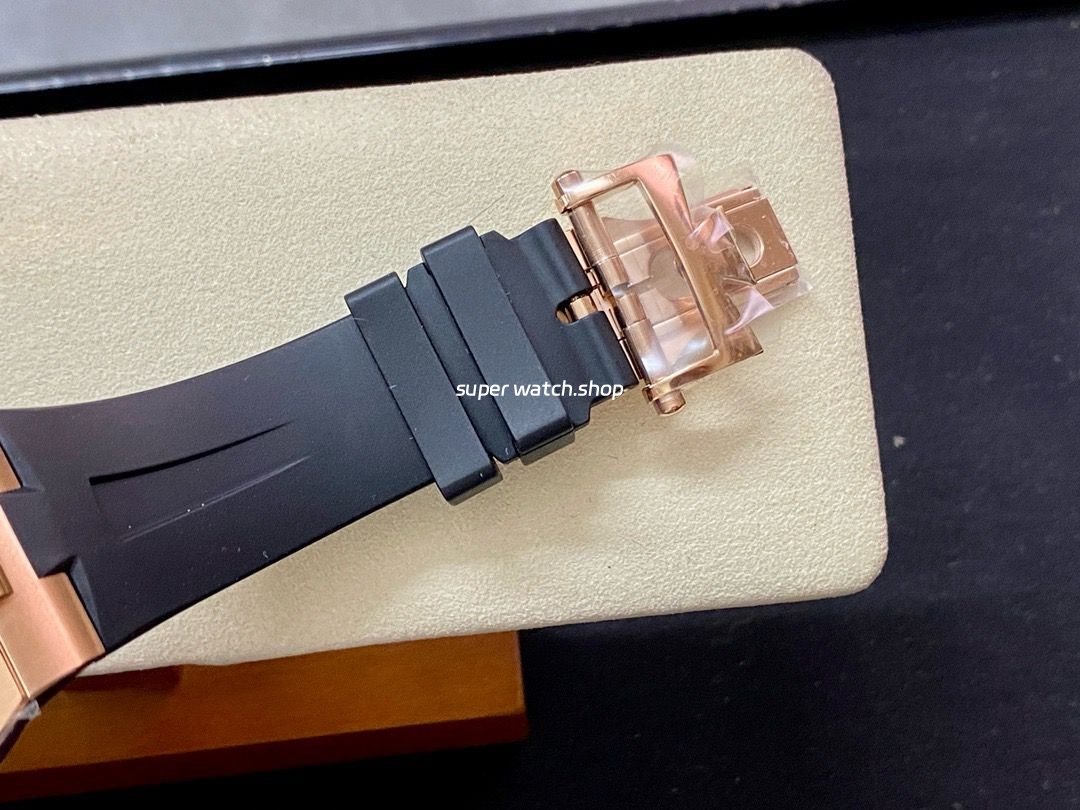 8F Factory Vacheron Constantin Overseas 47040/000R-9666 42mm Rubber Strap Arabic numerals Brown Dial - Image 8