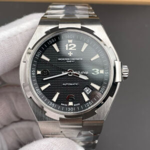 8F Factory Vacheron Constantin Overseas 47040/B01A-9094 42mm Full Steel Arabic numerals Black Dial
