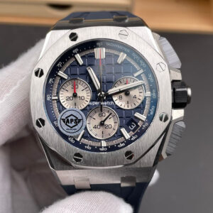 APS Factory Audemars Piguet Royal Oak Offshore Chronograph 26420TI.OO.A027CA.01 43mm Rubber Strap Blue Dial