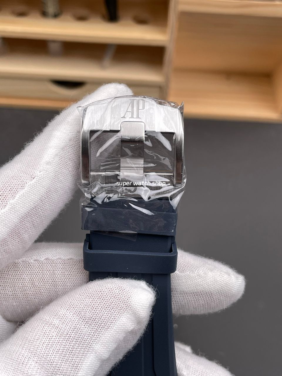 APS Factory Audemars Piguet Royal Oak Offshore Chronograph 26420TI.OO.A027CA.01 43mm Rubber Strap Blue Dial - Image 7