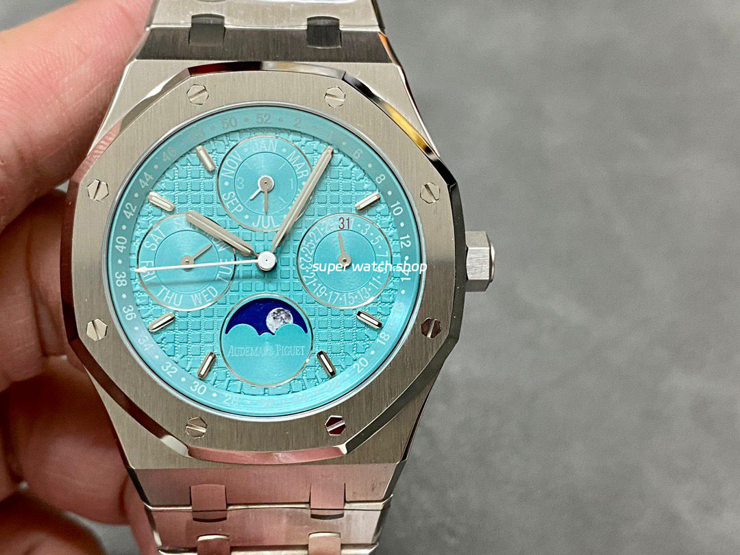 APS Factory Audemars Piguet Royal Oak Perpetual Calendar 26613ST.OO.1220ST.01 41mm Full Steel SKY Blue Dial
