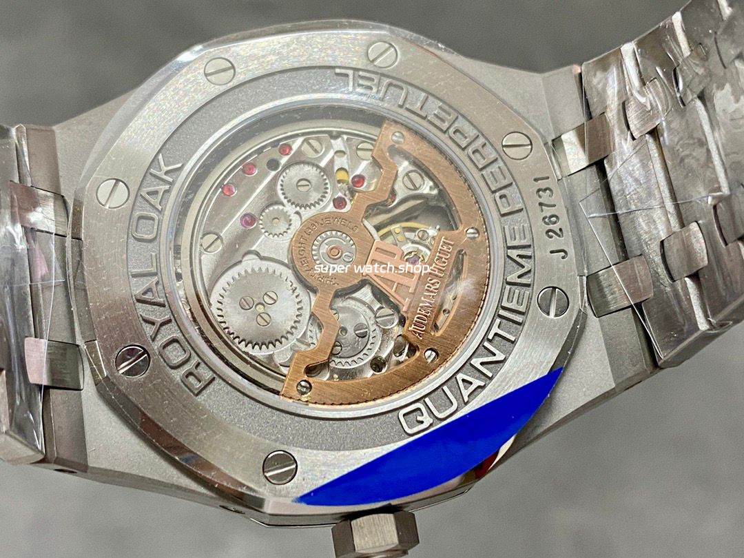 APS Factory Audemars Piguet Royal Oak Perpetual Calendar 26613ST.OO.1220ST.01 41mm Full Steel SKY Blue Dial - Image 7