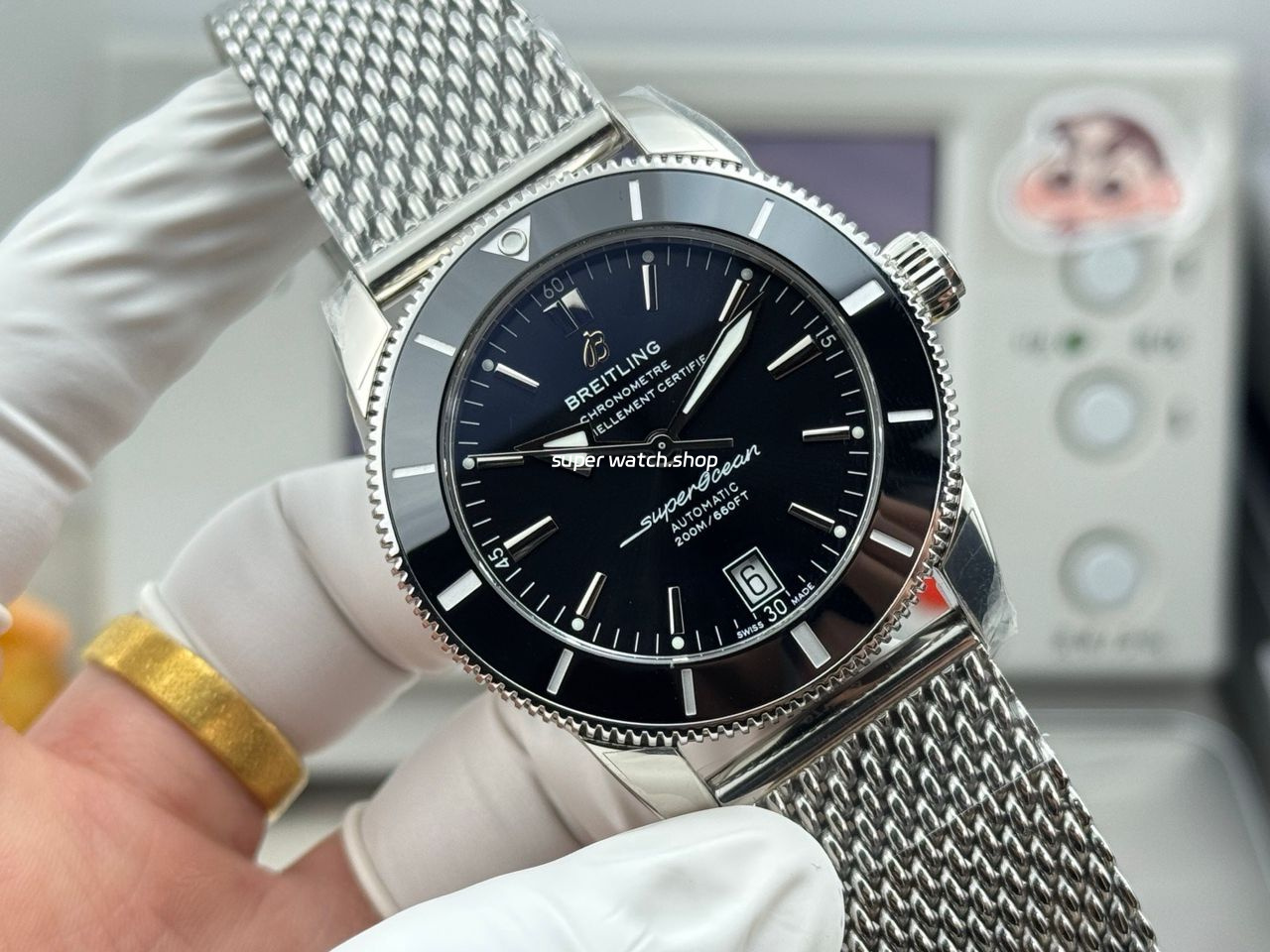 GF Factory Breitling Superocean Heritage B20 AB2010121B1A1 42mm Steel Black Dial - Image 4