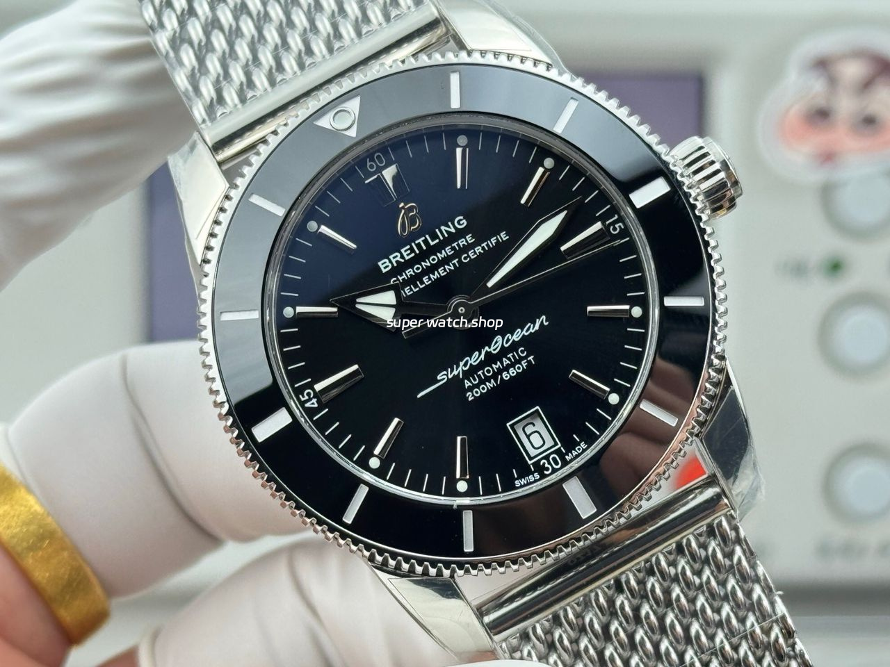 GF Factory Breitling Superocean Heritage B20 AB2010121B1A1 42mm Steel Black Dial - Image 2