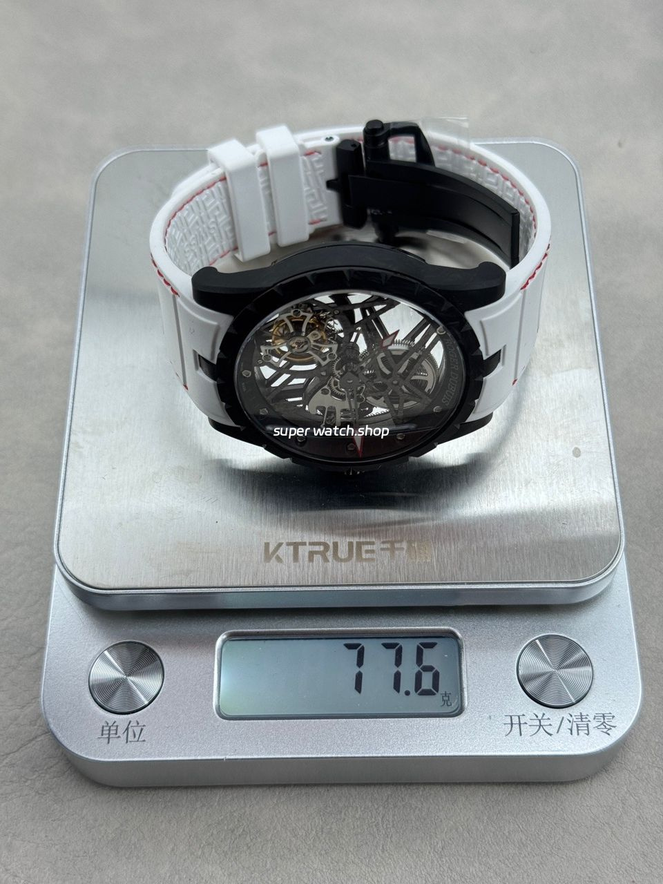 NEW Factory Roger Dubuis Excalibur DBEX0577 42mm Carbon Fiber Rubber Strap Skeletonized Dial - Image 9