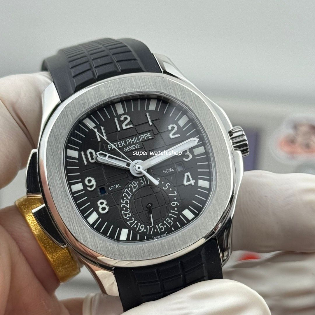 PP Factory Patek Philippe Aquanaut 5164A-001 40.8mm Steel Rubber Strap Black Dial - Image 2
