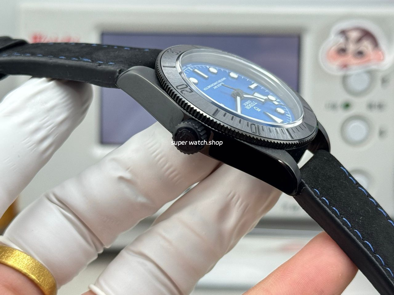 TW Factory Tudor Black Bay 79210C 41mm Leather Strap Blue Dial - Image 7