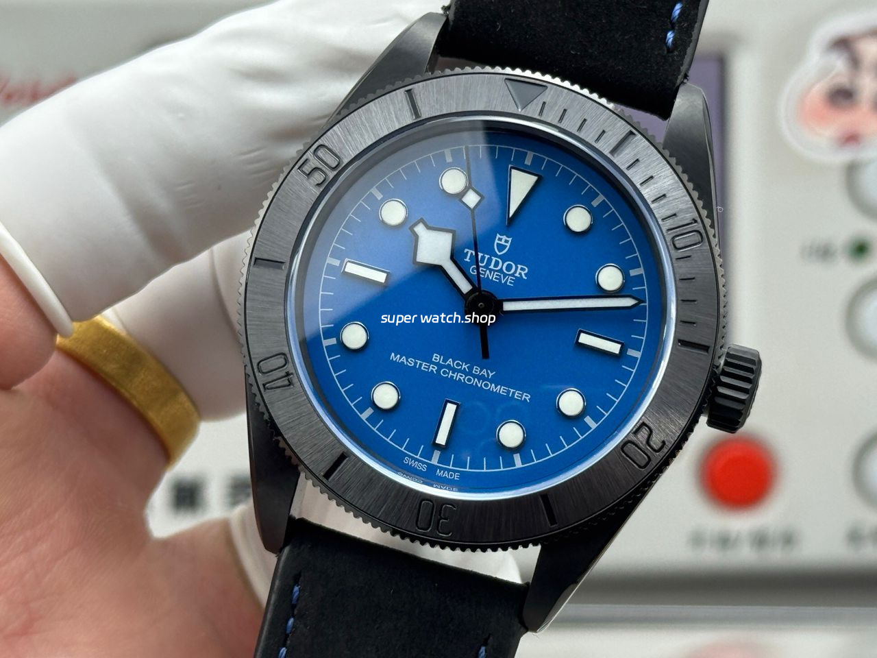 TW Factory Tudor Black Bay 79210C 41mm Leather Strap Blue Dial - Image 3