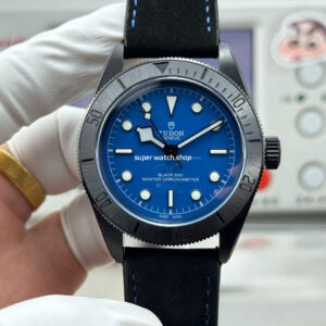 TW Factory Tudor Black Bay 79210C 41mm Leather Strap Blue Dial
