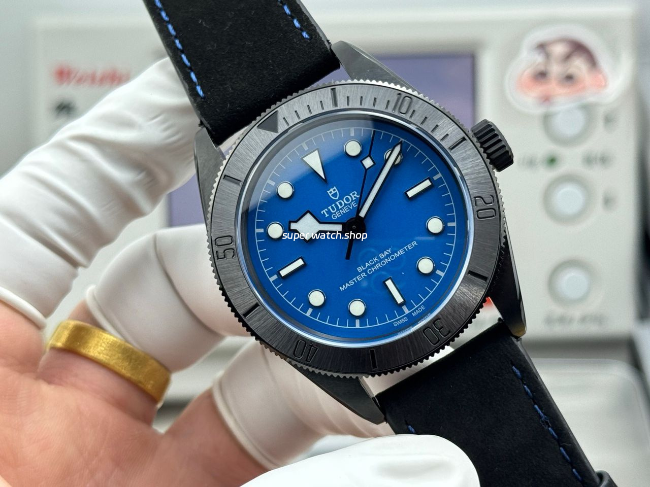 TW Factory Tudor Black Bay 79210C 41mm Leather Strap Blue Dial - Image 4