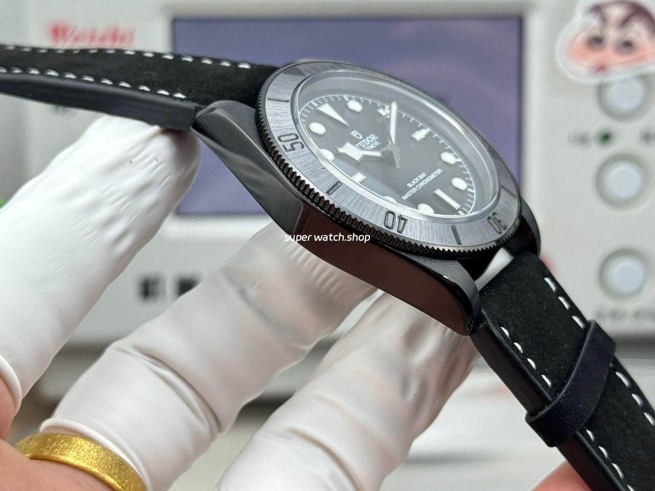TW Factory Tudor Black Bay 79210CNU 41mm Leather Strap Black Dial - Image 6