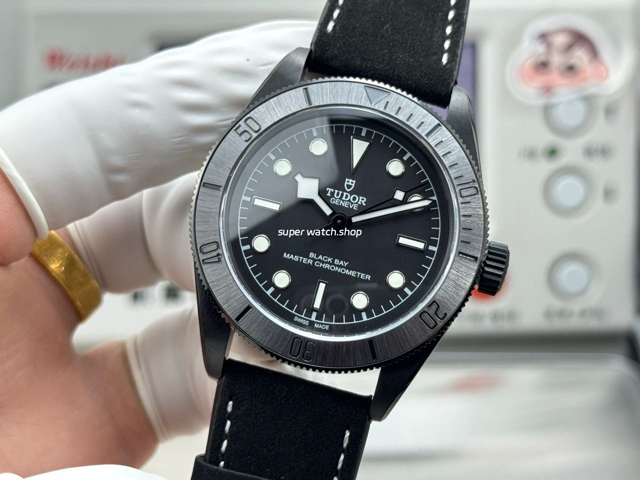 TW Factory Tudor Black Bay 79210CNU 41mm Leather Strap Black Dial - Image 5