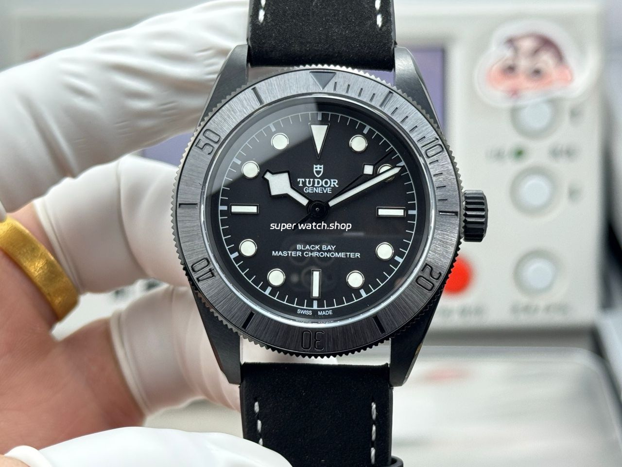 TW Factory Tudor Black Bay 79210CNU 41mm Leather Strap Black Dial