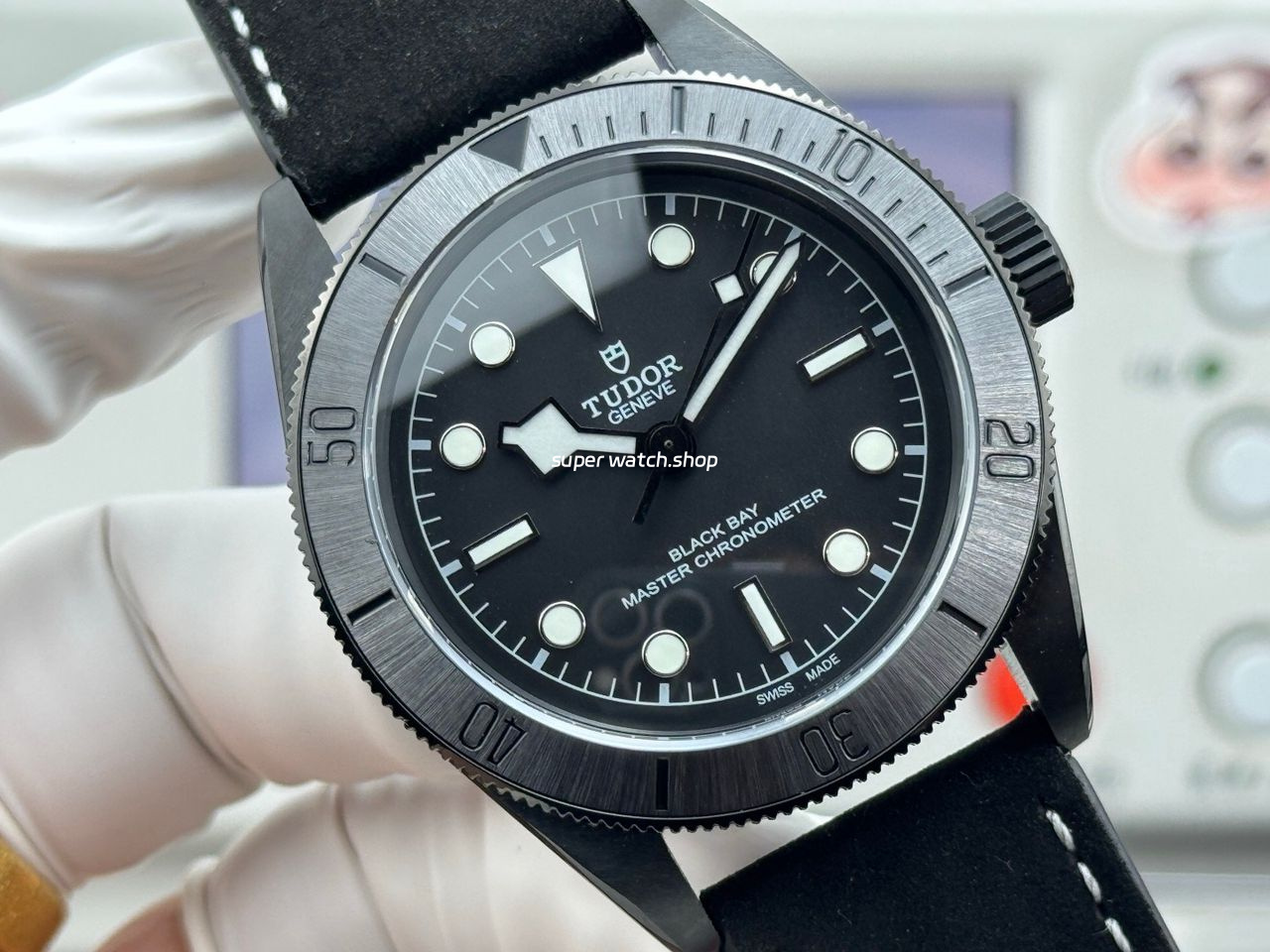 TW Factory Tudor Black Bay 79210CNU 41mm Leather Strap Black Dial - Image 2