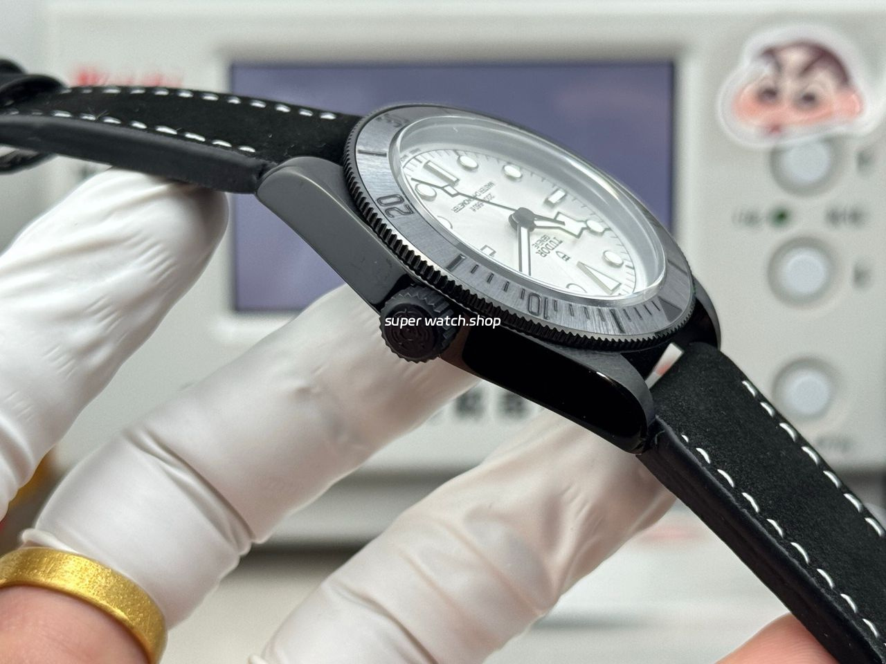 TW Factory Tudor Black Bay 79210CNU 41mm Leather Strap Silver Dial - Image 7