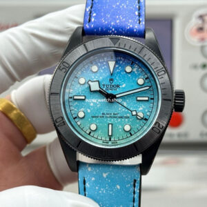 TW Factory Tudor Black Bay M79210CNU-0011 41mm Blue Leather Strap Blue Dial