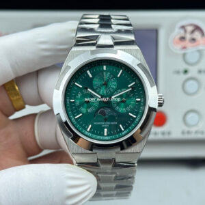 TW Factory Vacheron Constantin Overseas Perpetual Calendar 4300V 41.5mm Full Steel Green Dial