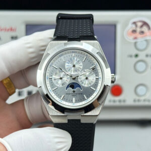 TW Factory Vacheron Constantin Overseas Perpetual Calendar 4300V 41.5mm Rubber Strap Silver Dial