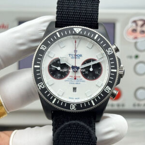 V+ Factory Tudor Heritage Black Bay Chrono 79360N-0002 41mm Carbon White Dial