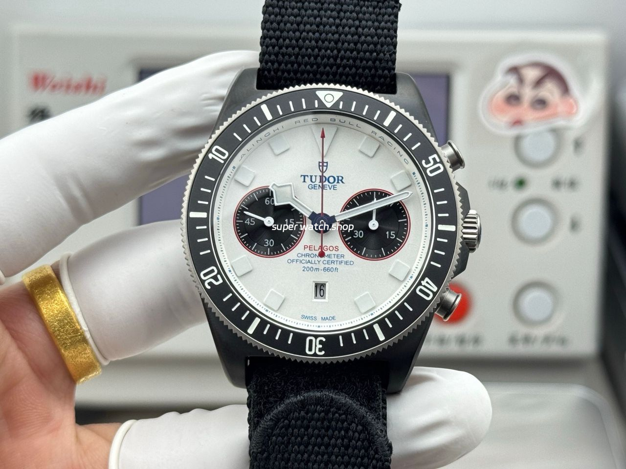 V+ Factory Tudor Heritage Black Bay Chrono 79360N-0002 41mm Carbon White Dial