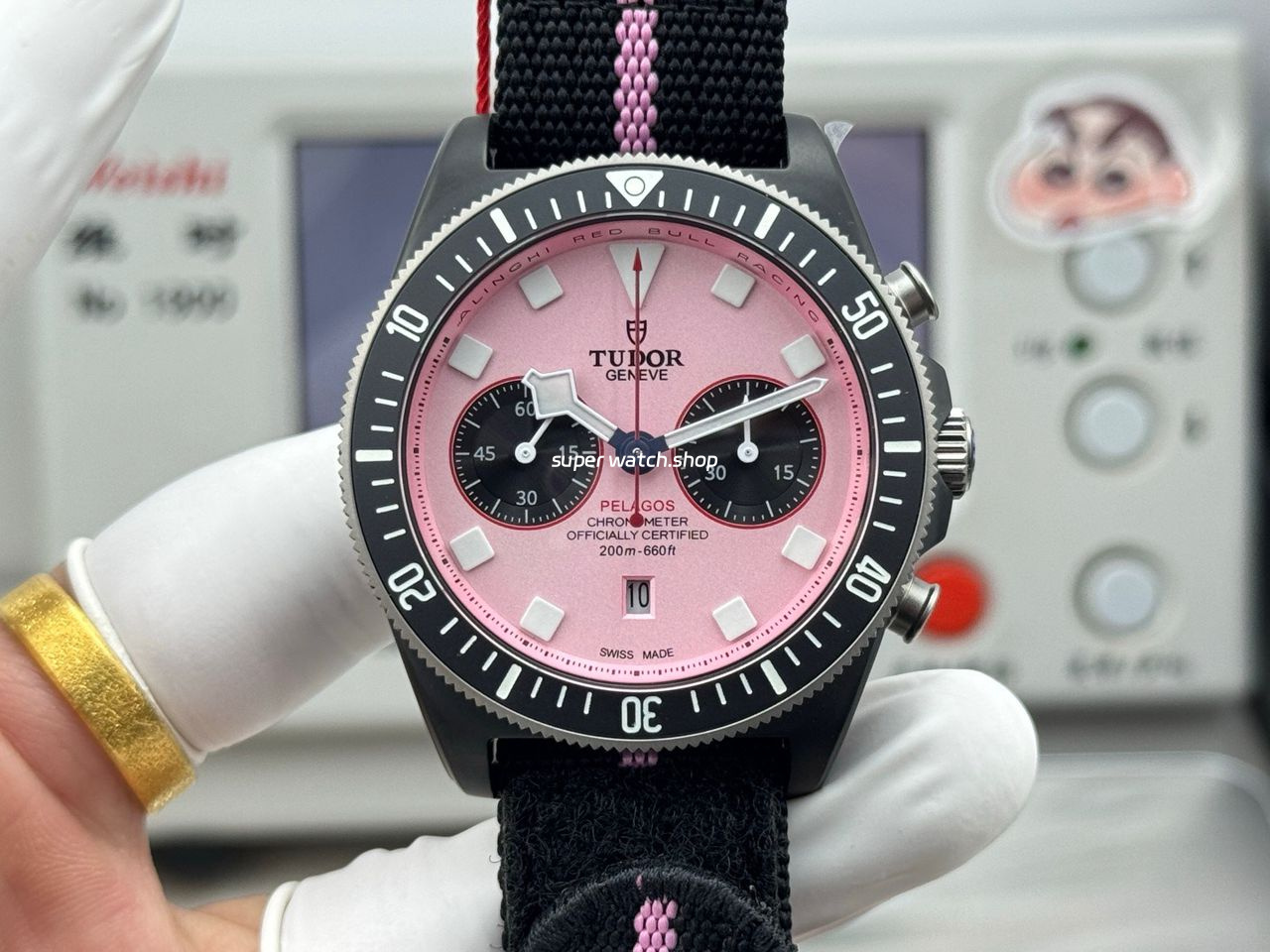 V+ Factory Tudor Heritage Black Bay Chrono 79360N-0019 41mm Carbon Pink Dial
